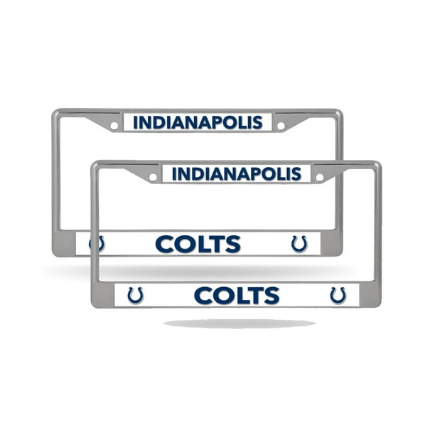 INDIANAPOLIS COLTS License Plate Frames Matte Black car football accessory 2 INDIANAPOLIS COLTS License Plate Frames Matte Black car football accessory 2